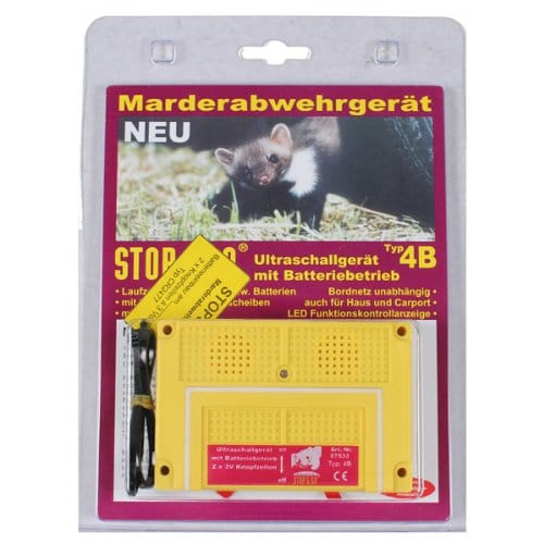 STOP & GO Ultraschall Marder-Abwehrgerät 07533 Batteriebetrieb  Marderschreck 4B - 2 - Marder fangen